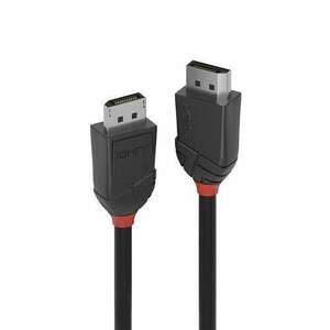 LINDY 1.5m DisplayPort kábel 1.2, Black Line kép