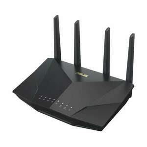 Asus AX5400 Dual Band, WiFi 6, 4 x LAN, 574 + 4804 Mbps Fekete router kép