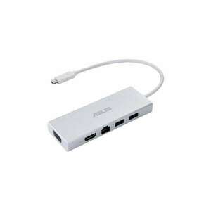 Asus OS200 USB-C Dongle USB 3.0, Gigabit Ethernet, HDMI, VGA Fehé... kép