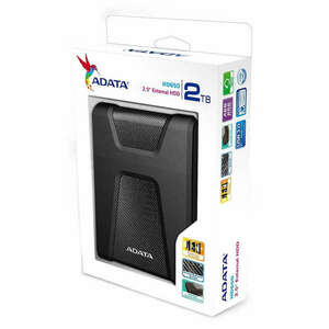 ADATA 2.5" HDD USB 3.1 2TB HD650 ütésálló, Fekete kép