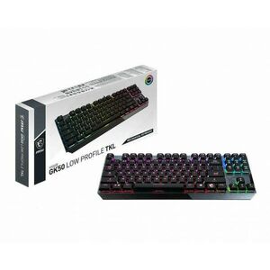 MSI ACCY VIGOR GK50 LOW PROFILE TKL US Mechanical Gaming Keyboard, US kép