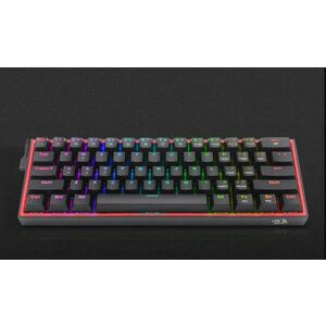Redragon Fizz Pro black, wired&2.4G&BT Mechanical Keyboard, RGB, ... kép