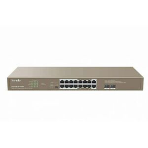 Tenda TEG1118P-16-250W 16-port 16GE+2SFP Ethernet Switch With 16-... kép