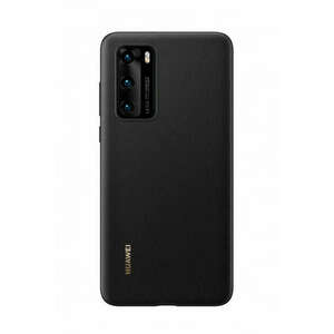 Huawei P40 PU case Black kép