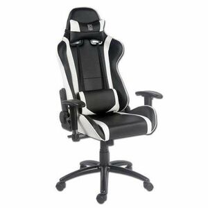 GCN LC Power LC-GC-2 Gaming szék - Fekete/Fehér kép