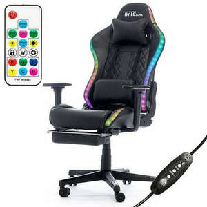 GCN ByteZone COBRA masszázs-bluetooth hangszóró-RGB gaming szék -... kép