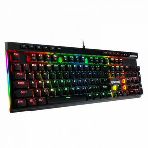 Redragon Vata RGB Mechanical Gaming Keyboard Red Switches Black HU kép