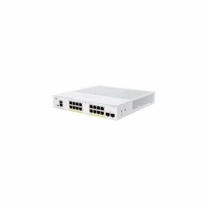 Cisco CBS250-16P-2G 16x GbE PoE+ LAN 2x SFP port L2 menedzselhető... kép