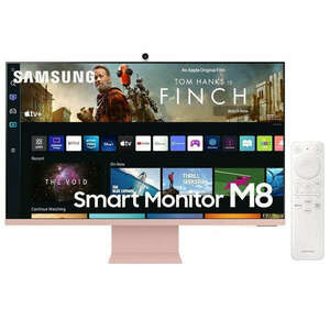 Samsung 32" M8 S32BM80PUU 4K VA pink SMART monitor távirányítóval kép