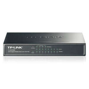 TP-Link 8 portos gigabites asztali switch 4 PoE porttal (TL-SG1008P) kép