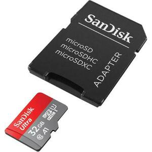 SanDisk 32GB MicroSDHC memóriakártya kép