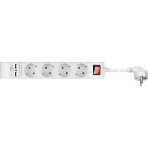 4 Plug + 2 USB 1.4 m Switch (55481) kép