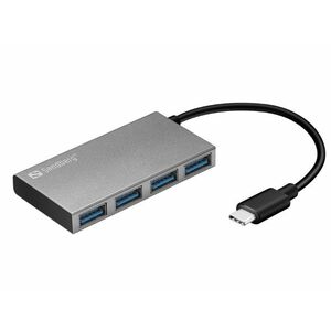 Sandberg USB-C to 4 xUSB 3.0 Pocket Hub (136-20) kép