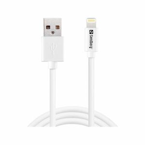 Sandberg USB>Lightning MFI 1m - adatkábel (440-75) fehér kép