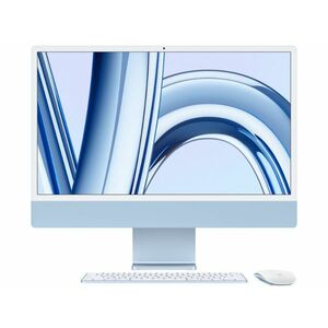 Apple iMac 24 (2023) M3 8C CPU/10C GPU, 256GB (MQRQ3MG/A) Kék kép