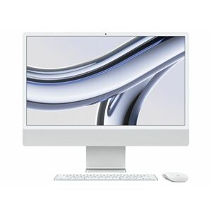 Apple iMac 24 (2023) M3 8C CPU/10C GPU, 512GB (MQRK3MG/A) Ezüst kép