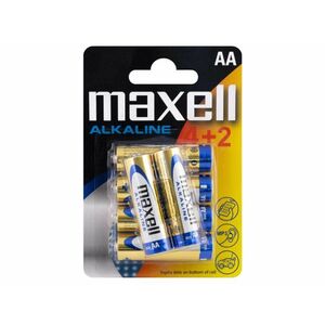 MAXELL LR6 AA alkálielem, 6db-os csomag (790230.04.CN) kép