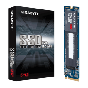 Gigabyte M.2 2280 PCIe NVMe Gen3x2 SSD, 512GB (GP-GSM2NE3512GNTD) kép