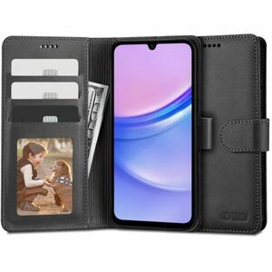 Tech-Protect Wallet könyv tok Samsung Galaxy A15 4G / 5G, fekete kép