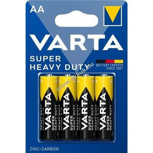 Varta Super heavy duty AA/ LR6/ R6P ceruza elem 4db/csomag kép