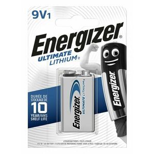 Energizer Ultimate Lithium elem típus FR22 9V-Block 1db/csomag - Kiárusítás! kép