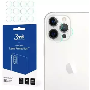TEMPERED KIJELZŐVÉDŐ FÓLIA 3MK Lens Protect iPhone 12 Pro Max Camera lens protection 4 pcs kép