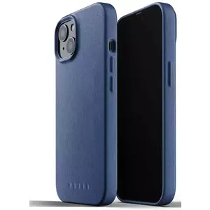Tok MUJJO Full Leather Case for iPhone 13 - Monaco Blue (MUJJO-CL-021-BL) kép