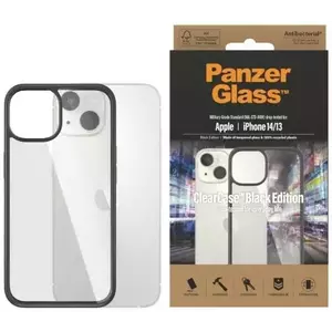 Tok PanzerGlass ClearCase iPhone 14/13 6.1" Antibacterial black 0405 (0405) kép
