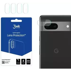 TEMPERED KIJELZŐVÉDŐ FÓLIA 3MK Lens Protect Google Pixel 7 5G Camera lens protection 4 pcs (5903108495912) kép