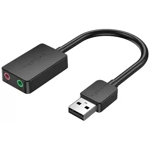 Redukció External sound card USB 2.0 Vention CDYB0 2-port 0.15m kép