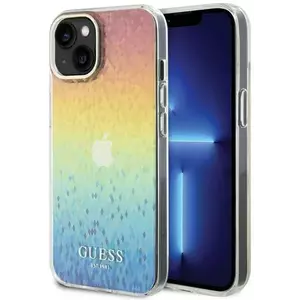 Tok Guess GUHCP15SHDECMI iPhone 15 6.1" rainbow hardcase IML Faceted Mirror Disco Iridescent (GUHCP15SHDECMI) kép