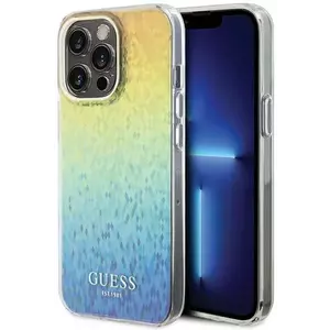 Tok Guess GUHCP15XHDECMI iPhone 15 Pro Max 6.7" rainbow hardcase IML Faceted Mirror Disco Iridescent (GUHCP15XHDECMI) kép