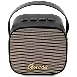 Hangszóró Guess Bluetooth speaker GUWSB2P4SMK Speaker mini black 4G Leather Script Logo with Strap (GUWSB2P4SMK) kép