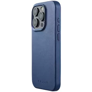 Tok Mujjo Full Leather Case for iPhone 15 Pro Max - Monaco Blue kép