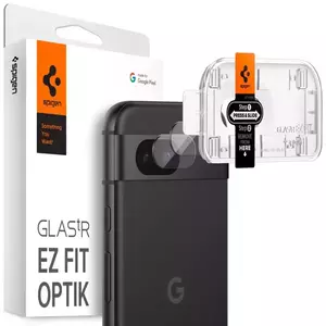 TEMPERED KIJELZŐVÉDŐ FÓLIA Spigen Glass tR EZ Fit Optik 2 Pack, crystal clear - Google Pixel 8a (AGL07465) kép