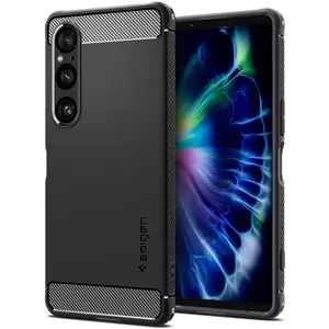 Tok Spigen Rugged Armor, matte black - Sony Xperia 1 VI (ACS08296) kép