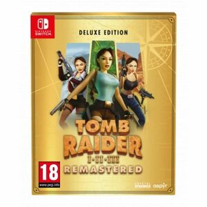 Tomb Raider I-III Remastered Starring Lara Croft (Deluxe Kiadás) - Switch kép