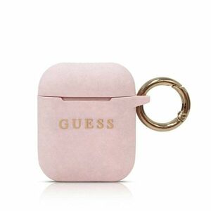 GUESS szilikontok Apple AirPods (GUACCSILGLLP), Pink kép