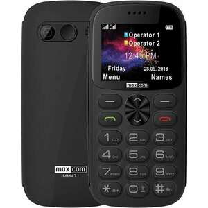 Maxcom MM471 Dual SIM mobiltelefon, fekete kép