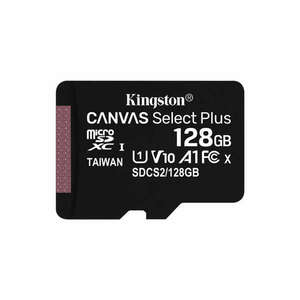KINGSTON SDCS2/128GB memóriakártya MicroSDXC 128GB Canvas Select ... kép
