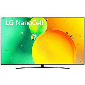 LG 75" 75NANO763QA 4K UHD NanoCell Smart LED Televízió, 189 cm, T... kép