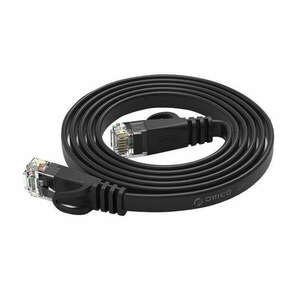 Orico RJ45 Cat.6 Flat Ethernet Network Cable 20m (Black) kép