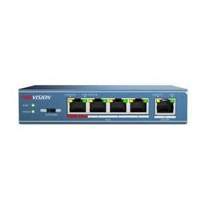Hikvision 10/100 4x PoE + 1x uplink portos switch (DS-3E0105P-E)... kép