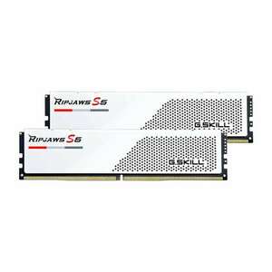 32GB 6000MHz DDR5 RAM G.Skill Ripjaws S5 White (2x16GB) (F5-6000J3040F16GX2-RS5W) (F5-6000J3040F16GX2-RS5W) kép