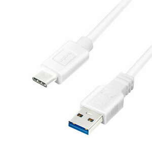 Logilink USB 3.2 Gen1 Type-C kábel, C/M-USB-A/M, fehér, 2 m kép
