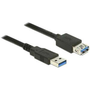Delock USB 3.0-s bovítokábel A-típusú csatlakozódugóval > USB... kép