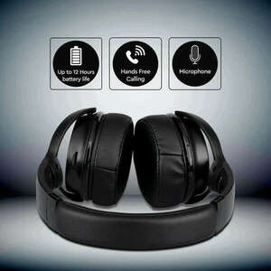 V-TAC Bluetooth fejhallgató, fekete - SKU 7727 kép