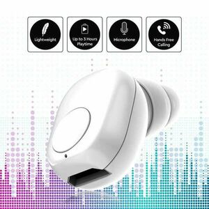 V-TAC Bluetooth fülhallgató, fehér - SKU 7705 kép