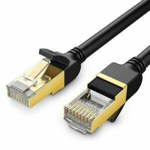UGREEN NW107 Ethernet RJ45 hálózati kábel, Cat.7, STP, 1m (fekete) kép