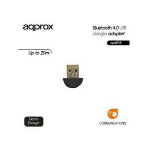 Approx APPBT05 Bluetooth 4.0 USB Adapter Black APPBT05 kép
